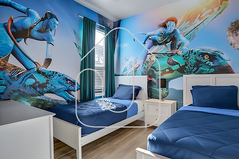 Luxo 5Q Windsor Hills c/ Piscina e Game Room