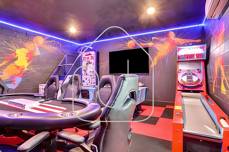 Vila Luxuosa no Reunion c/ Vista Lago & Game Room