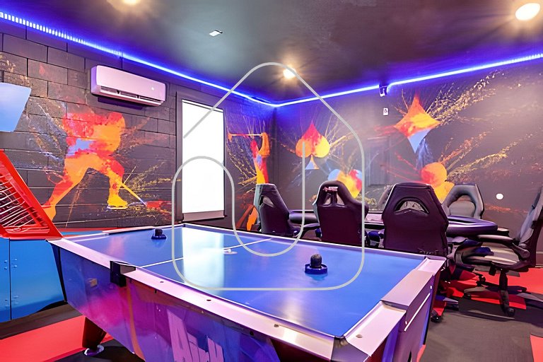 Vila Luxuosa no Reunion c/ Vista Lago & Game Room