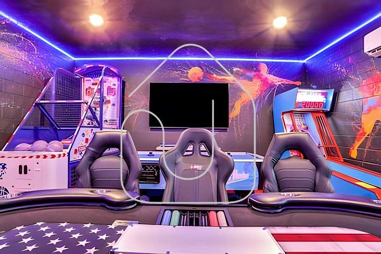 Vila Luxuosa no Reunion c/ Vista Lago & Game Room