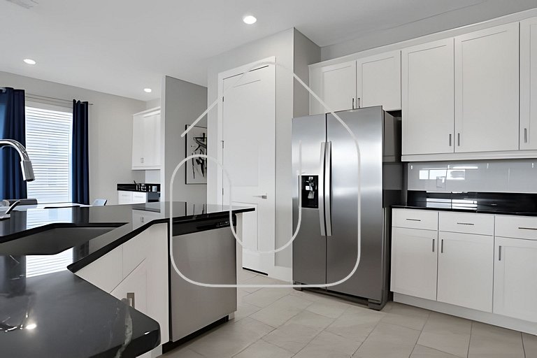 Vila Luxuosa no Reunion c/ Vista Lago & Game Room