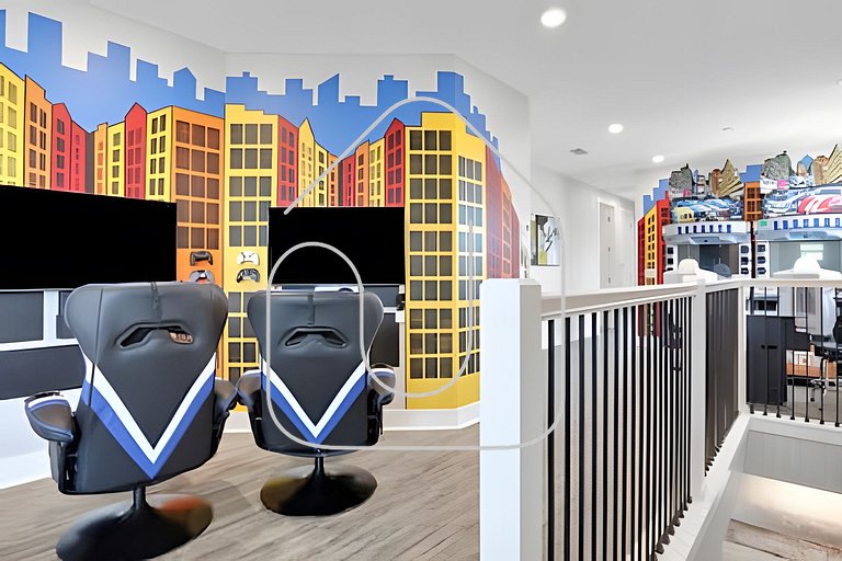 Vila Luxuosa no Reunion c/ Vista Lago & Game Room