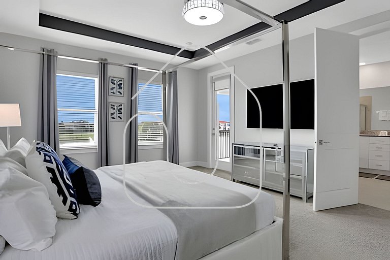 Vila Luxuosa no Reunion c/ Vista Lago & Game Room