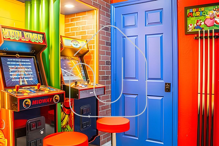 Windsor Hills 4BR Pool Home + Mario Game Room