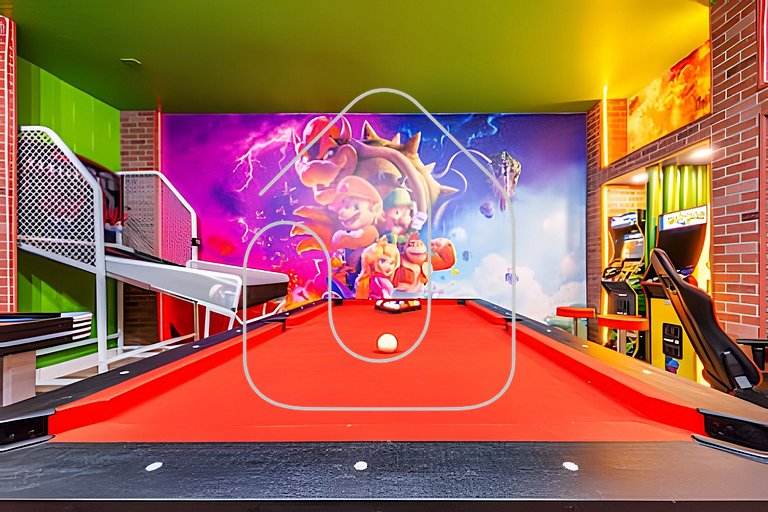 Windsor Hills 4Q c Piscina + Game Room Mario