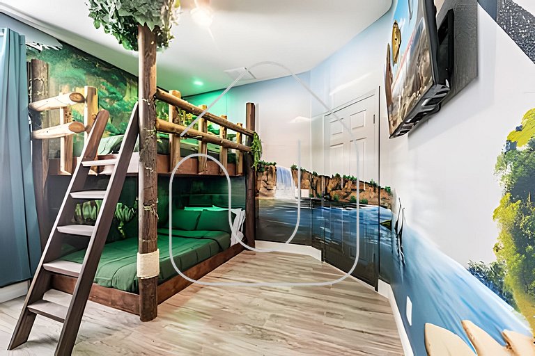 Windsor Hills 4Q c Piscina + Game Room Mario