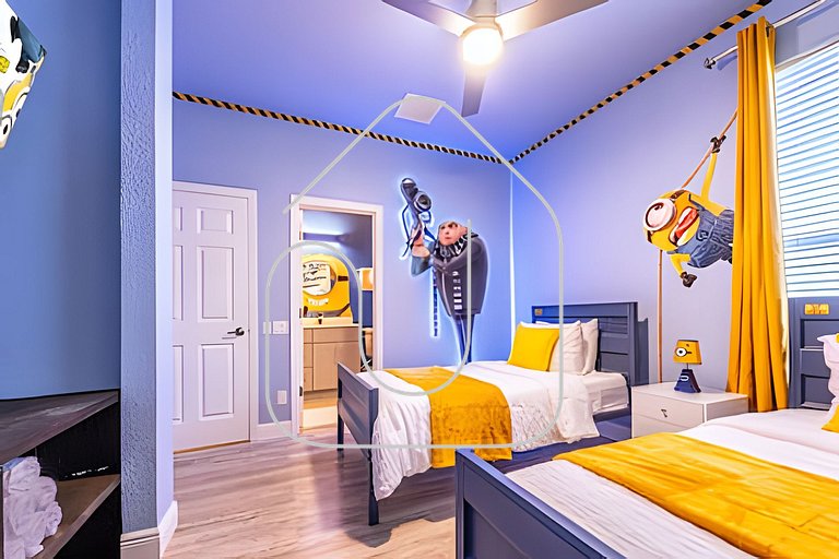 Windsor Hills 4Q c Piscina + Game Room Mario