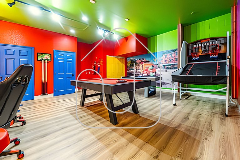 Windsor Hills 4Q c Piscina + Game Room Mario