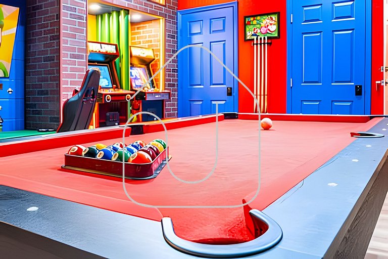 Windsor Hills 4Q c Piscina + Game Room Mario