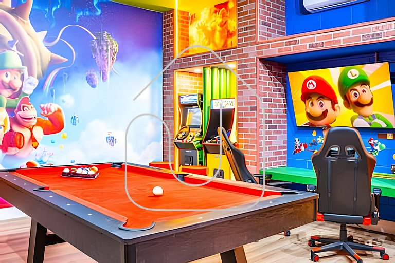 Windsor Hills 4Q c Piscina + Game Room Mario