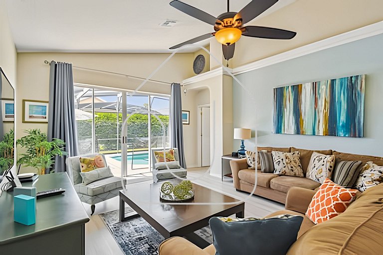 Casa 4Q Glenbrook com Piscina Perto Disney