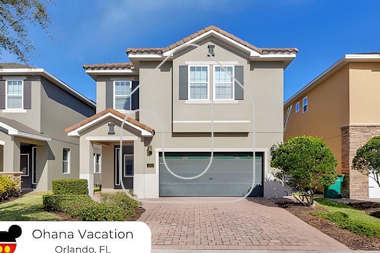 Luxury 8BR Villa w/ Pool & Spa Near Disney