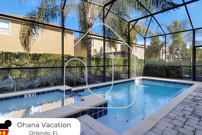 Luxury 8BR Villa w/ Pool & Spa Near Disney