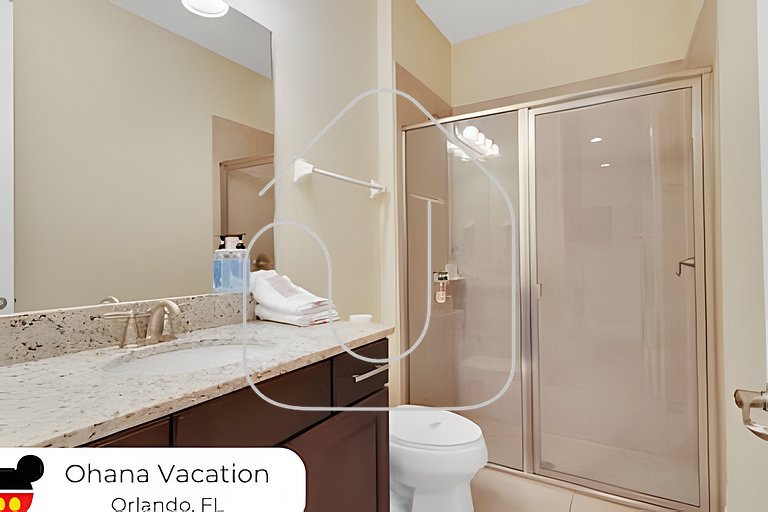 Casa 8Q c/ Piscina e Spa — Perto da Disney