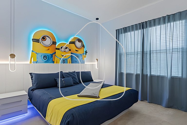 Casa 6Q Luxo c/ Piscina, Game Room e Cinema