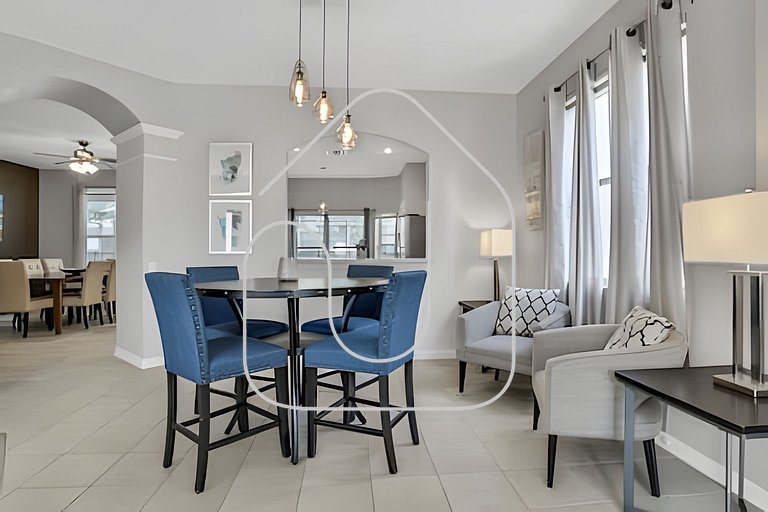 Villa 6Q Moderna c/ Piscina Priv. e Resort