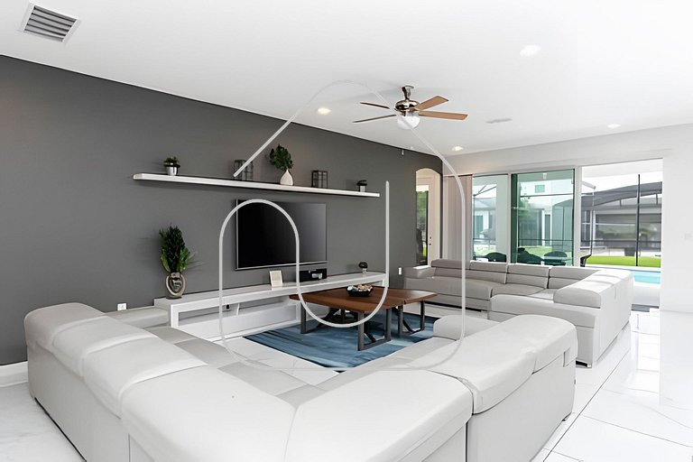 Luxuosa Villa 9 Suítes c/ Piscina Sonoma Resort