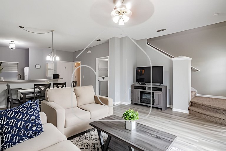 Townhouse 3Q Lake Berkley, Varanda