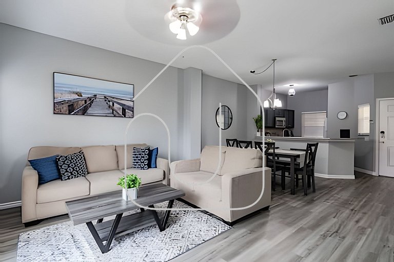 Townhouse 3Q Lake Berkley, Varanda