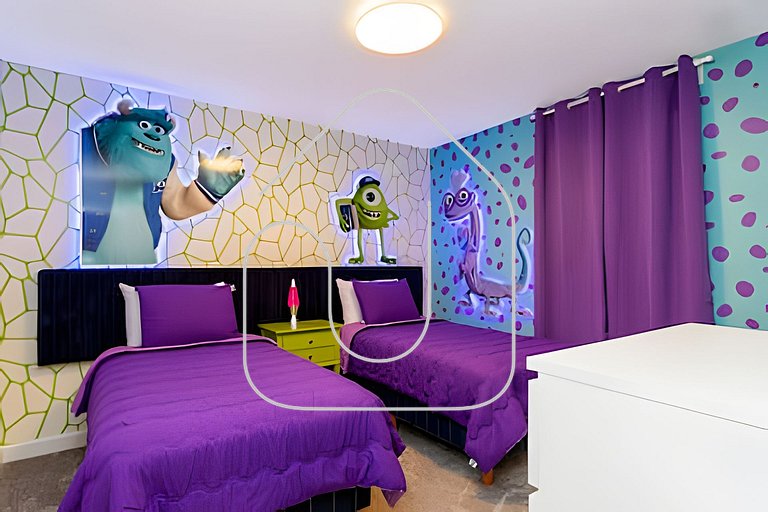 Villa Moderna 6Q no Champions Gate c/ Piscina Priv