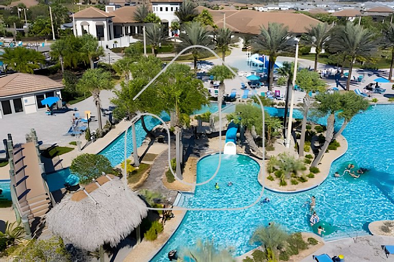 Villa Moderna 6Q no Champions Gate c/ Piscina Priv