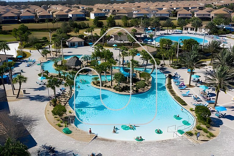 Villa Moderna 6Q no Champions Gate c/ Piscina Priv