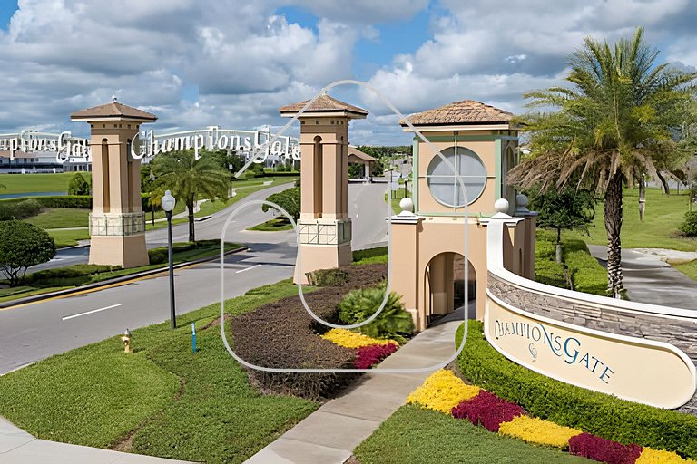 Villa Moderna 6Q no Champions Gate c/ Piscina Priv