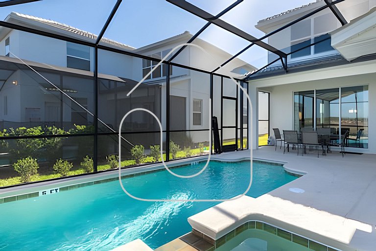 Resort Villa with Heated Pool and Ping Pong Table