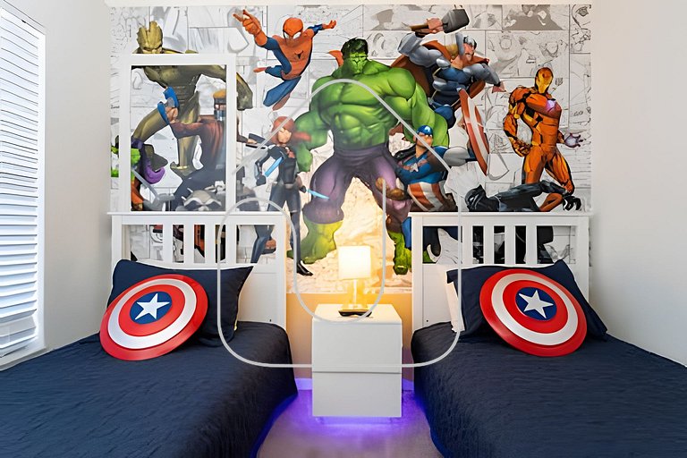 Disney 4BR Home + Pool & Themed Bedrooms