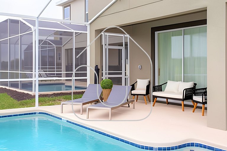 Casa Luxo 6Q em Champions Gate + Resort