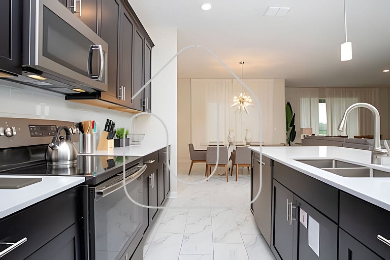 Casa Luxo 6Q em Champions Gate + Resort