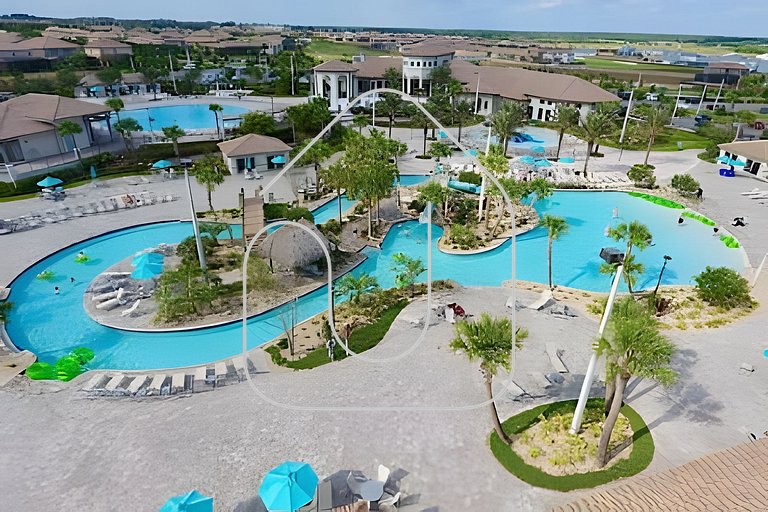 Casa Luxo 6Q em Champions Gate + Resort