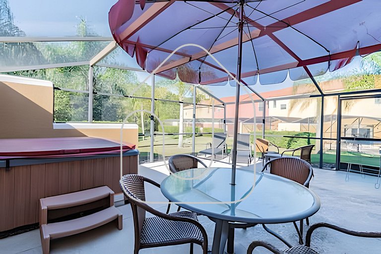 3BD/2.5BA Private Jacuzzi ✰ King Bed