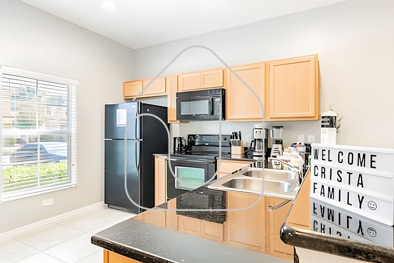 3BD/2.5BA Private Jacuzzi ✰ King Bed