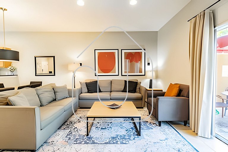 3BD/2.5BA Private Jacuzzi ✰ King Bed