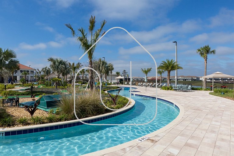 Luxury Townhouse w/Priv. Pool Near Disney