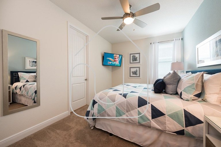 Casa 9Q c/ Piscina e Game Room — Perto da Disney