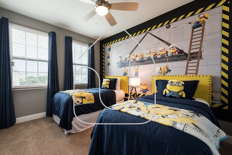 Casa 9Q c/ Piscina e Game Room — Perto da Disney