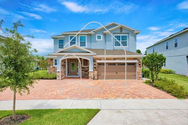 Luxurious 9BD Villa w/Game Room + Themed Rooms