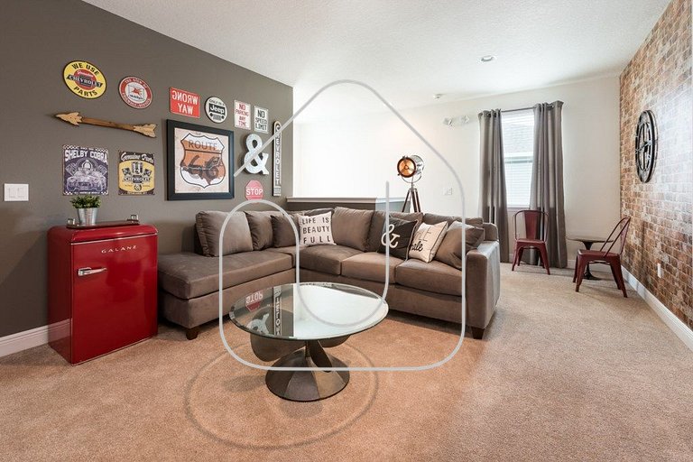 Casa 9Q c/ Piscina e Game Room — Perto da Disney