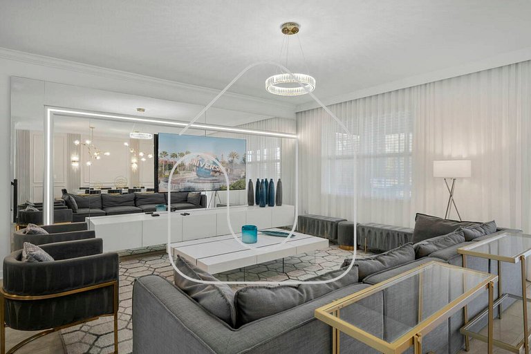 Storey Lake new 24 Guests 9BDR pool lake view