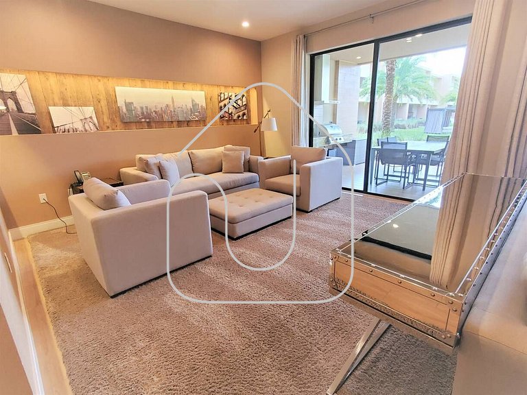 Magic Village: 3 suítes c/ jacuzzi, 6min Disney