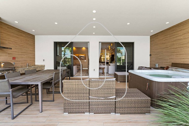 Magic Village: 3 suítes c/ jacuzzi, 6min Disney