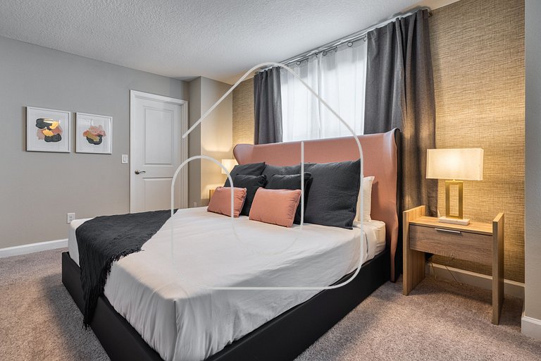 Villa Luxuosa | 4 Quartos | Perto da Disney!