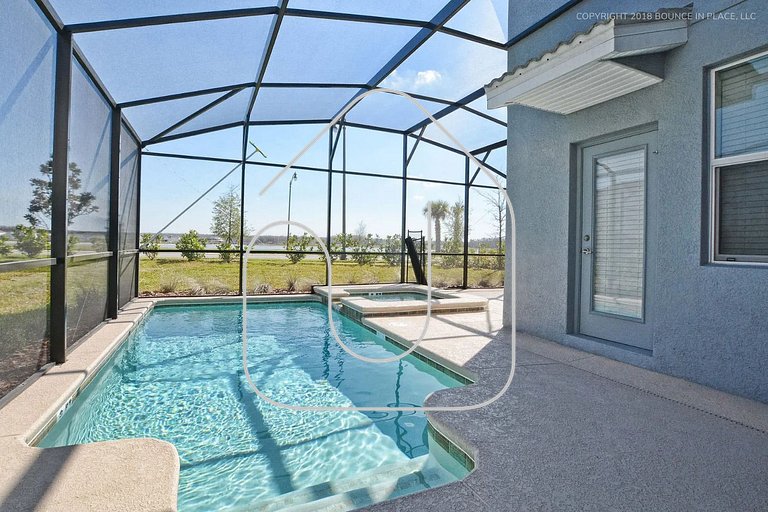 Luxo Moderno | 5Q | Piscina | Perto da Disney