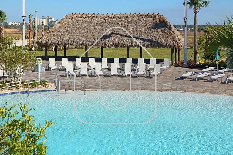 Luxuoso 2Q c/ Quarto Mickey e Resort Completo!