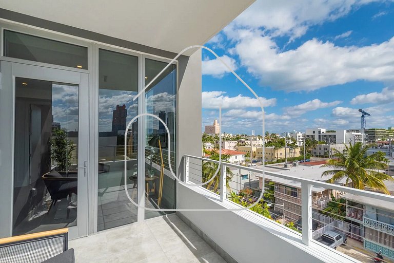 2BR Modernos South Beach | 5 min da praia