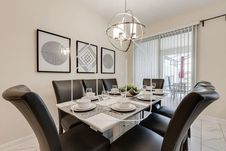 4QT Elegante Casa c/ Piscina – 10 Min da Disney!