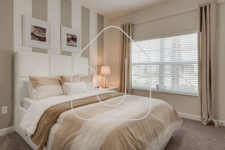 4QT Elegante Casa c/ Piscina – 10 Min da Disney!