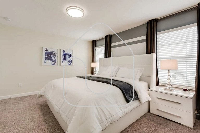 4QT Elegante Casa c/ Piscina – 10 Min da Disney!